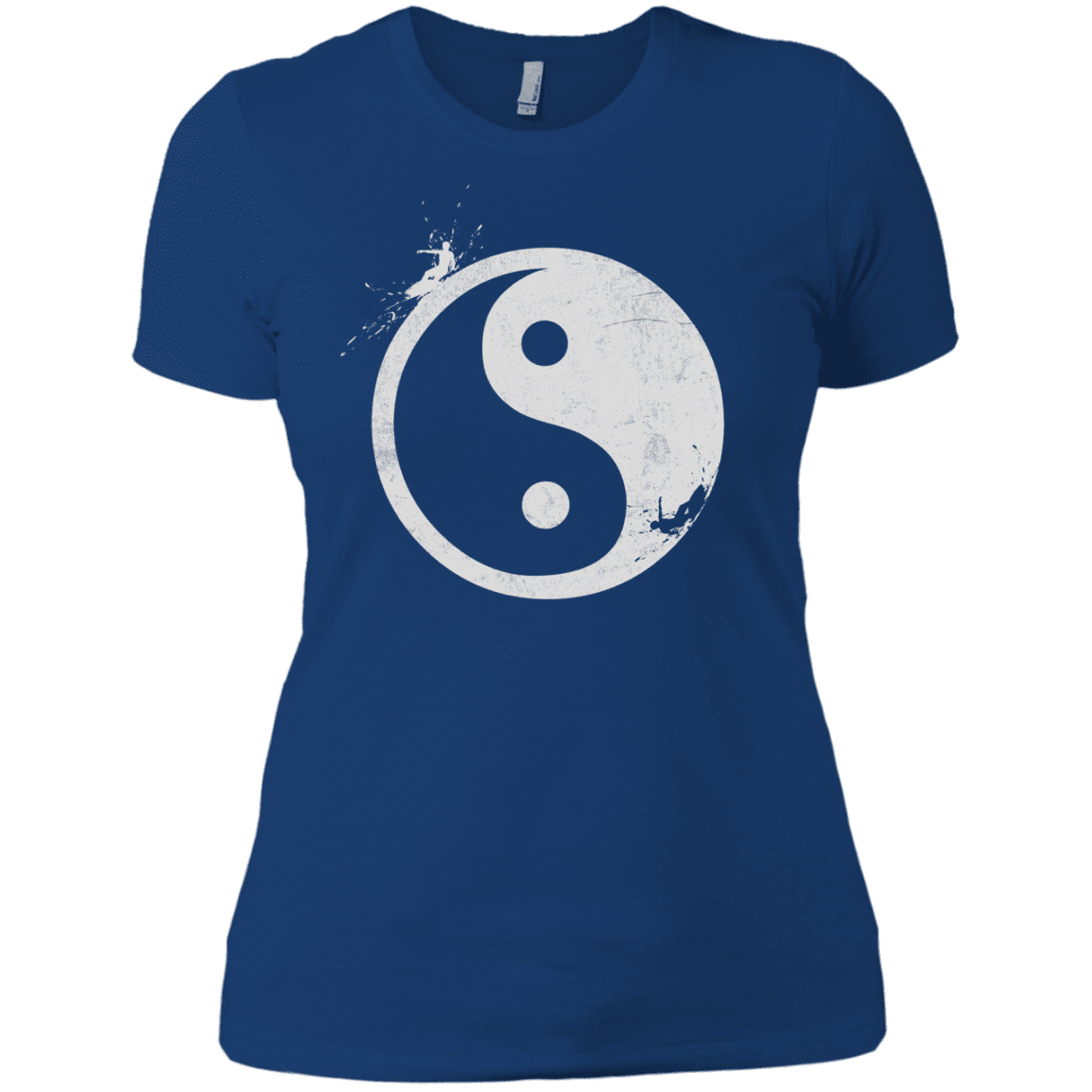 T-Shirts Royal / X-Small Yin Yang Surfer Women's Premium T-Shirt