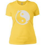 T-Shirts Vibrant Yellow / X-Small Yin Yang Surfer Women's Premium T-Shirt