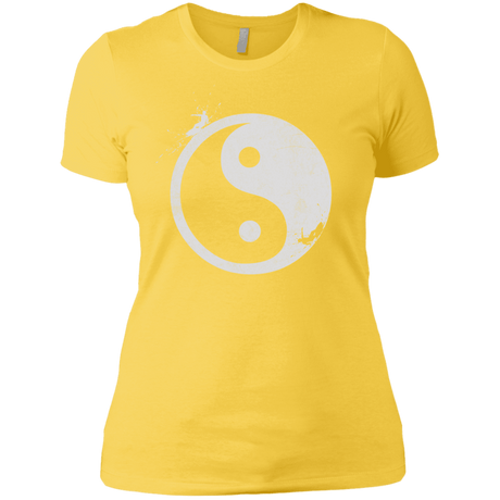 T-Shirts Vibrant Yellow / X-Small Yin Yang Surfer Women's Premium T-Shirt