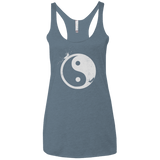 Yin Yang Surfer Women's Triblend Racerback Tank