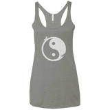 Yin Yang Surfer Women's Triblend Racerback Tank