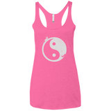 Yin Yang Surfer Women's Triblend Racerback Tank