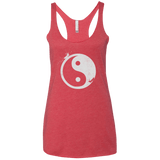 Yin Yang Surfer Women's Triblend Racerback Tank