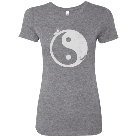 T-Shirts Premium Heather / S Yin Yang Surfer Women's Triblend T-Shirt