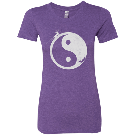 T-Shirts Purple Rush / S Yin Yang Surfer Women's Triblend T-Shirt