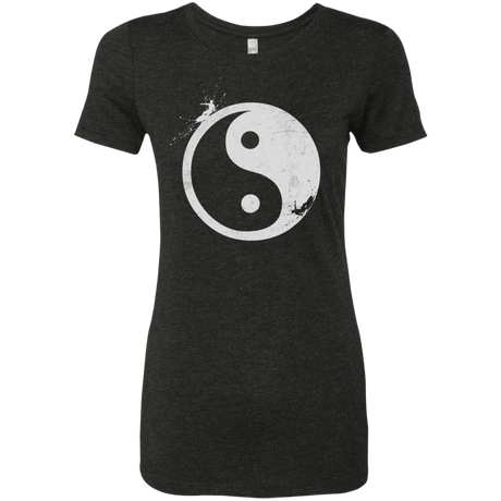 T-Shirts Vintage Black / S Yin Yang Surfer Women's Triblend T-Shirt