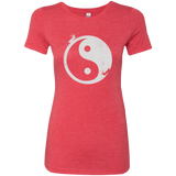 T-Shirts Vintage Red / S Yin Yang Surfer Women's Triblend T-Shirt
