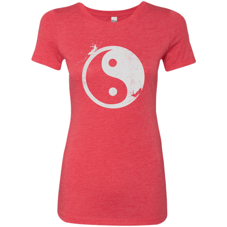 T-Shirts Vintage Red / S Yin Yang Surfer Women's Triblend T-Shirt