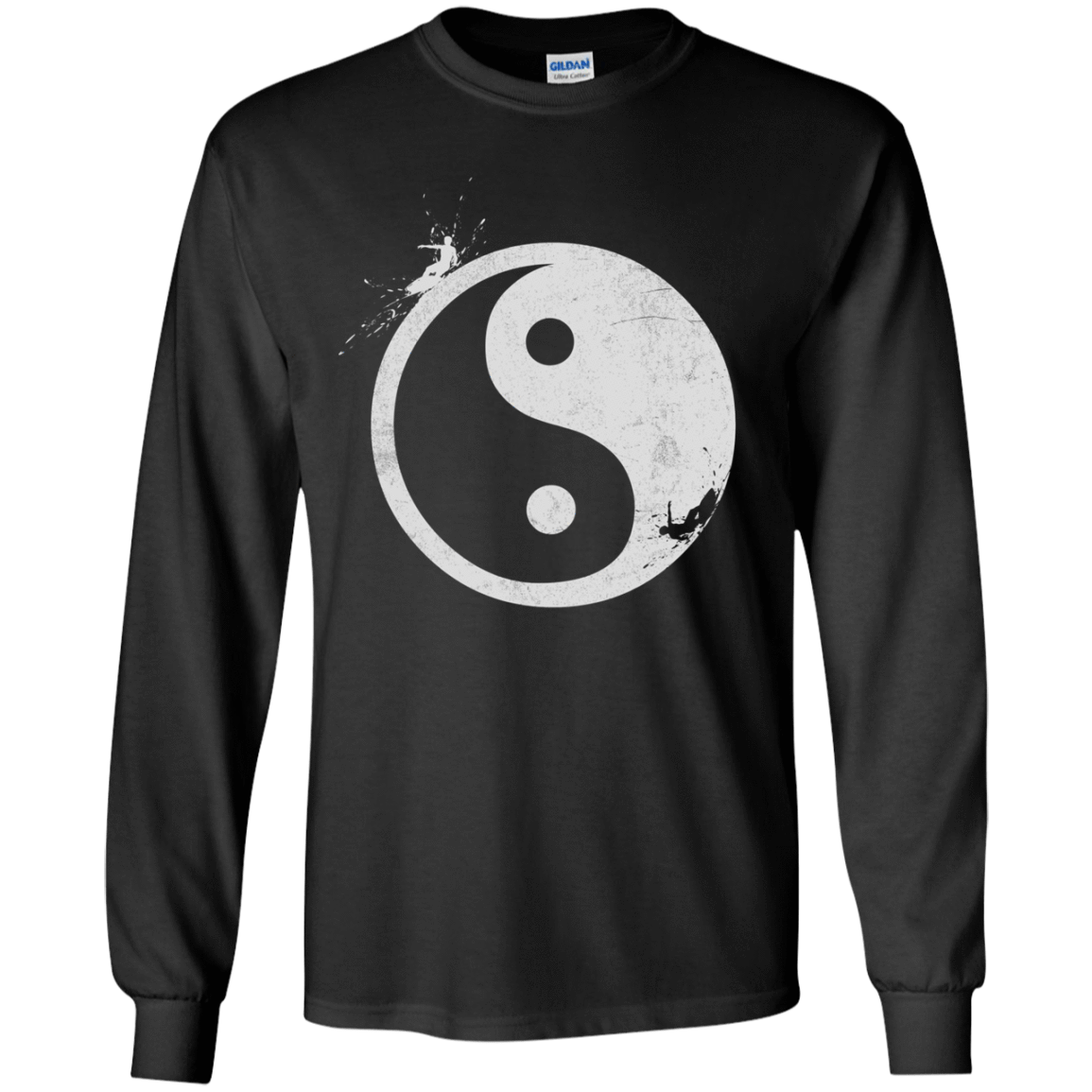 Yin Yang Surfer Youth Long Sleeve T-Shirt