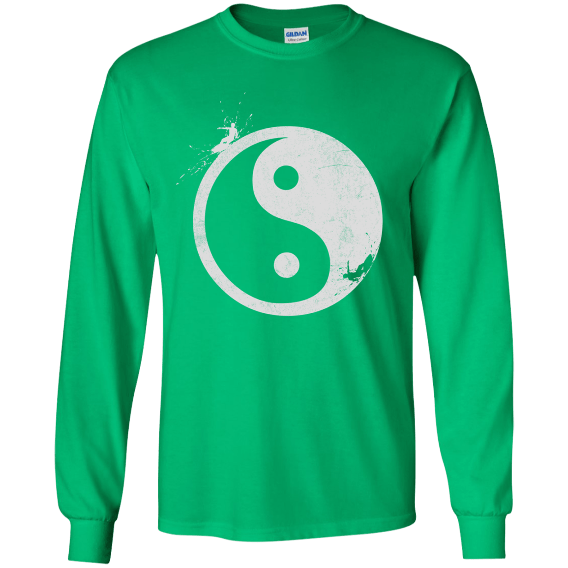 Yin Yang Surfer Youth Long Sleeve T-Shirt