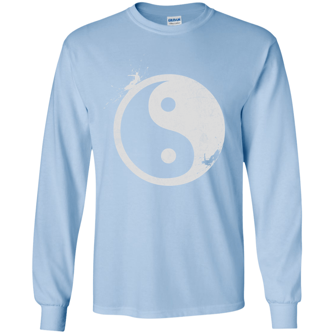 Yin Yang Surfer Youth Long Sleeve T-Shirt