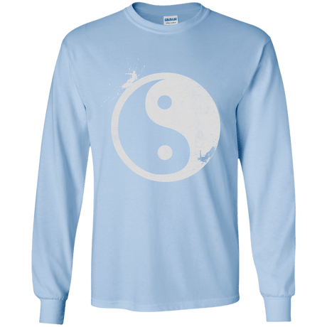 Yin Yang Surfer Youth Long Sleeve T-Shirt