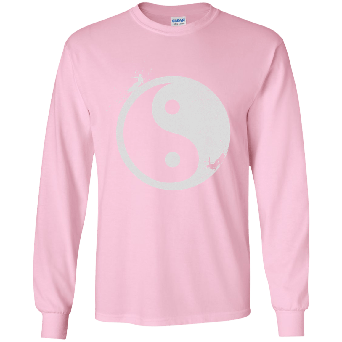 Yin Yang Surfer Youth Long Sleeve T-Shirt