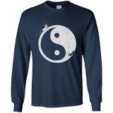 Yin Yang Surfer Youth Long Sleeve T-Shirt