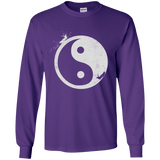 Yin Yang Surfer Youth Long Sleeve T-Shirt