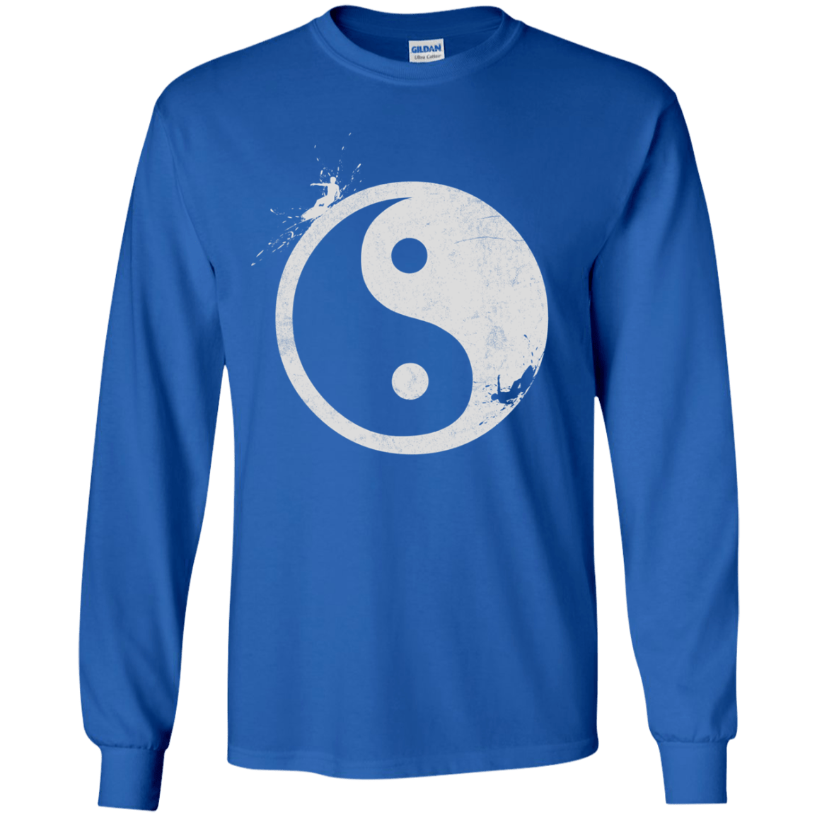 Yin Yang Surfer Youth Long Sleeve T-Shirt