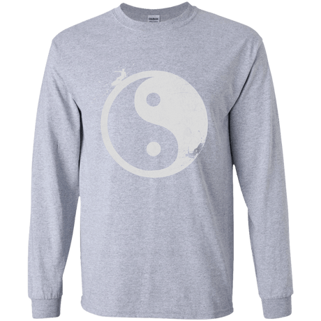 Yin Yang Surfer Youth Long Sleeve T-Shirt