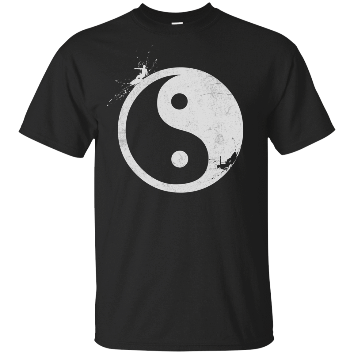 T-Shirts Black / YXS Yin Yang Surfer Youth T-Shirt