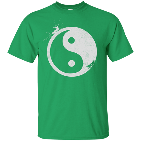 T-Shirts Irish Green / YXS Yin Yang Surfer Youth T-Shirt