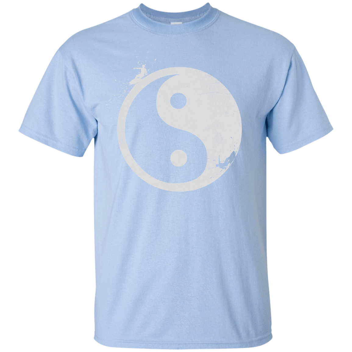 T-Shirts Light Blue / YXS Yin Yang Surfer Youth T-Shirt