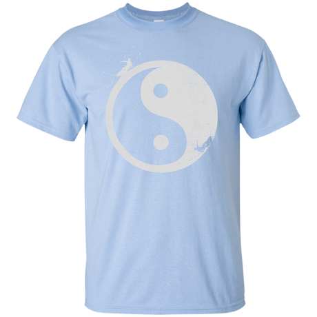 T-Shirts Light Blue / YXS Yin Yang Surfer Youth T-Shirt