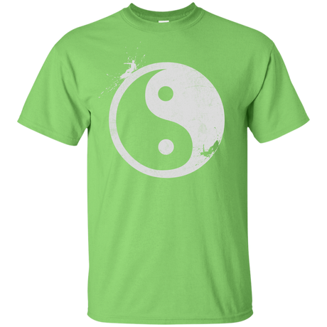 T-Shirts Lime / YXS Yin Yang Surfer Youth T-Shirt