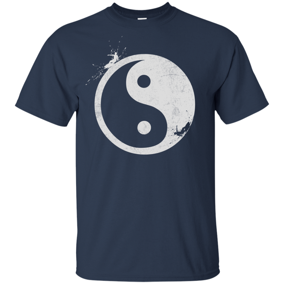 T-Shirts Navy / YXS Yin Yang Surfer Youth T-Shirt