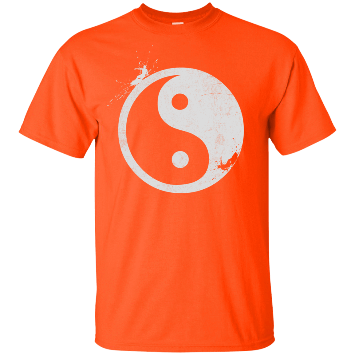 T-Shirts Orange / YXS Yin Yang Surfer Youth T-Shirt