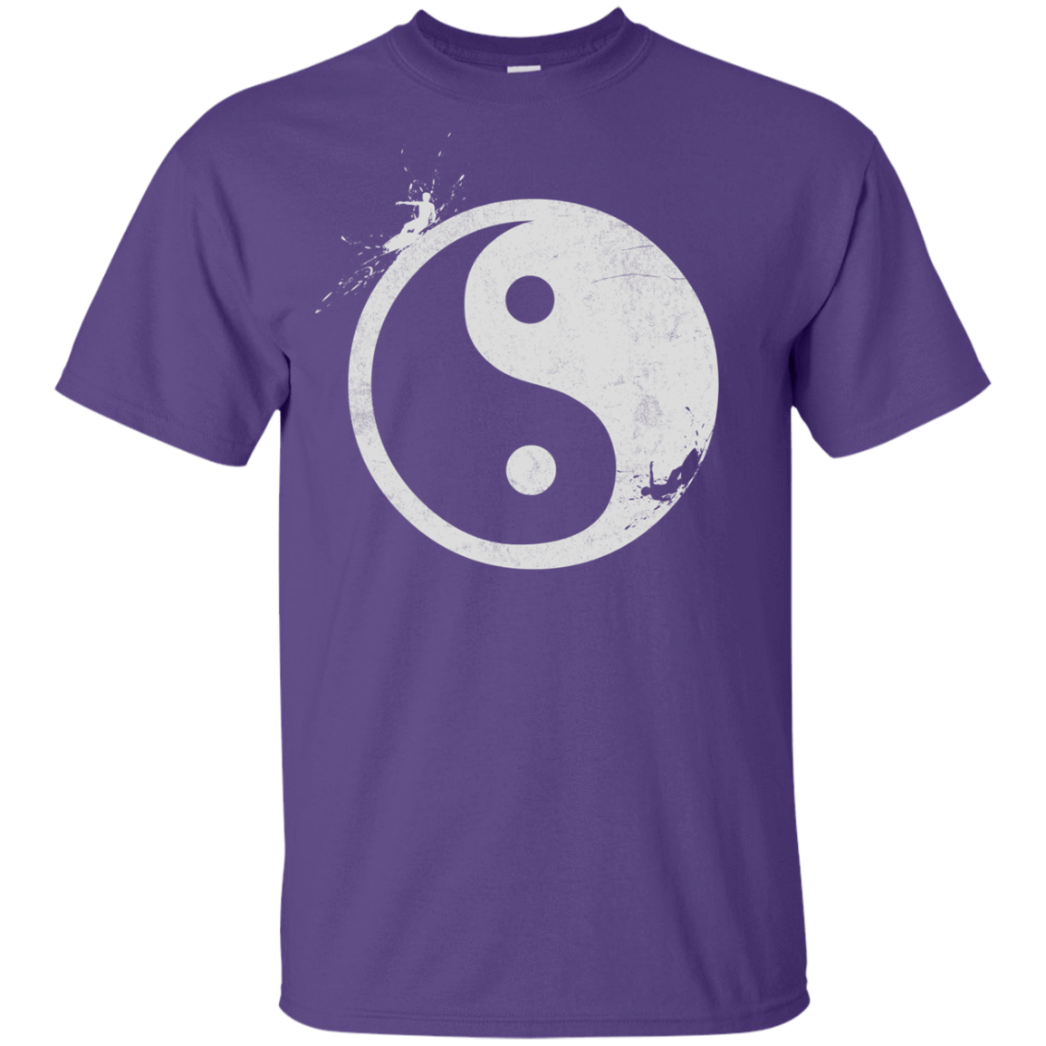 T-Shirts Purple / YXS Yin Yang Surfer Youth T-Shirt