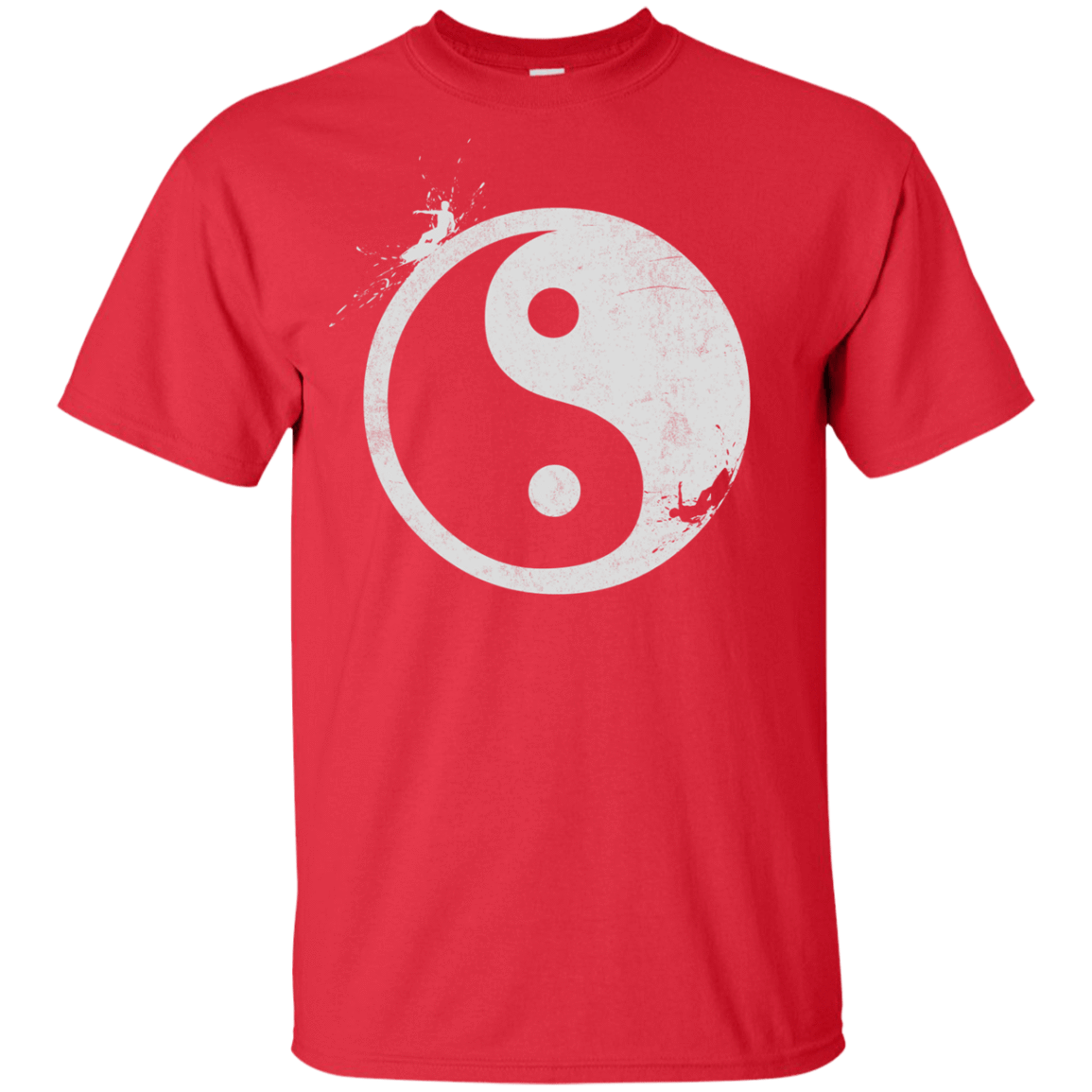 T-Shirts Red / YXS Yin Yang Surfer Youth T-Shirt