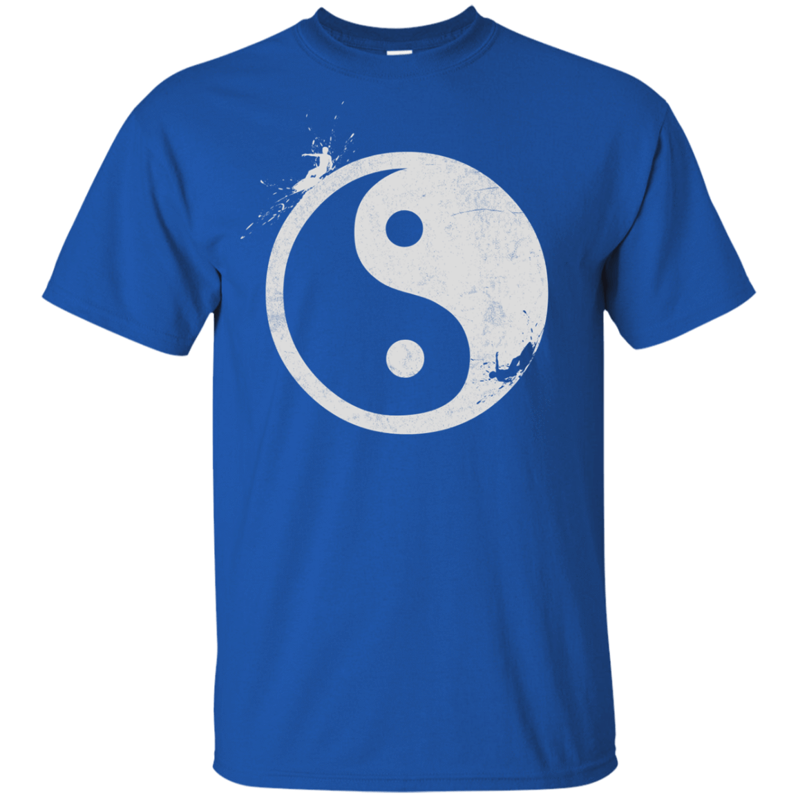 T-Shirts Royal / YXS Yin Yang Surfer Youth T-Shirt