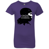 T-Shirts Purple Rush / YXS Yo Omar Is Coming Girls Premium T-Shirt