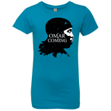 T-Shirts Turquoise / YXS Yo Omar Is Coming Girls Premium T-Shirt