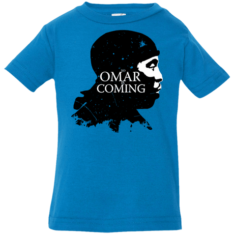 T-Shirts Cobalt / 6 Months Yo Omar Is Coming Infant Premium T-Shirt