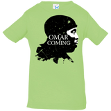 T-Shirts Key Lime / 6 Months Yo Omar Is Coming Infant Premium T-Shirt