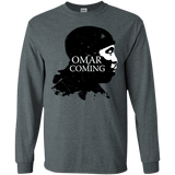 T-Shirts Dark Heather / S Yo Omar Is Coming Men's Long Sleeve T-Shirt