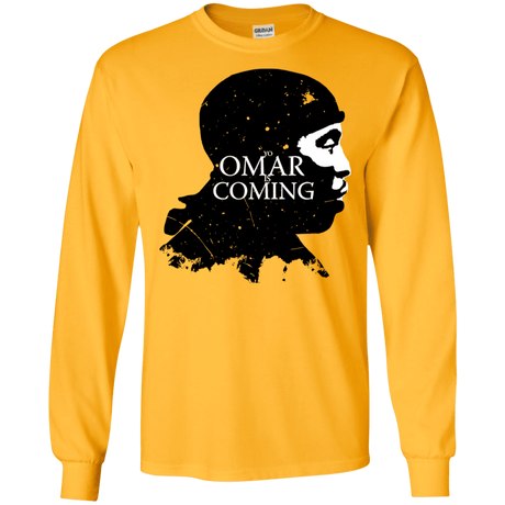 T-Shirts Gold / S Yo Omar Is Coming Men's Long Sleeve T-Shirt