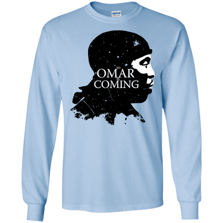 T-Shirts Light Blue / S Yo Omar Is Coming Men's Long Sleeve T-Shirt