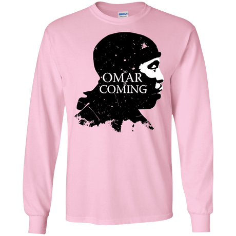 T-Shirts Light Pink / S Yo Omar Is Coming Men's Long Sleeve T-Shirt