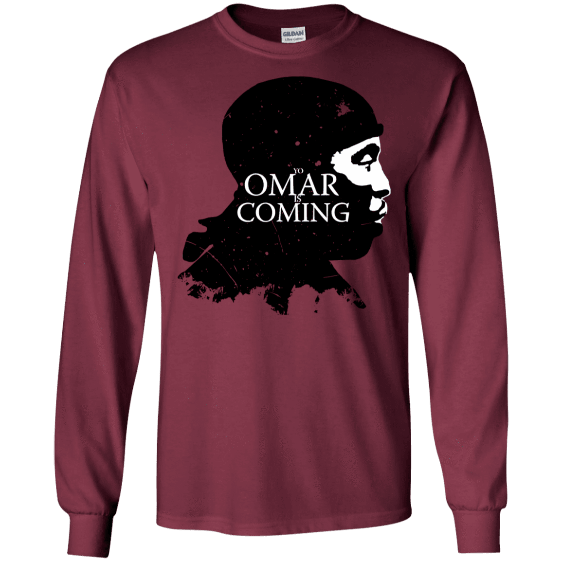 T-Shirts Maroon / S Yo Omar Is Coming Men's Long Sleeve T-Shirt