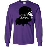 T-Shirts Purple / S Yo Omar Is Coming Men's Long Sleeve T-Shirt