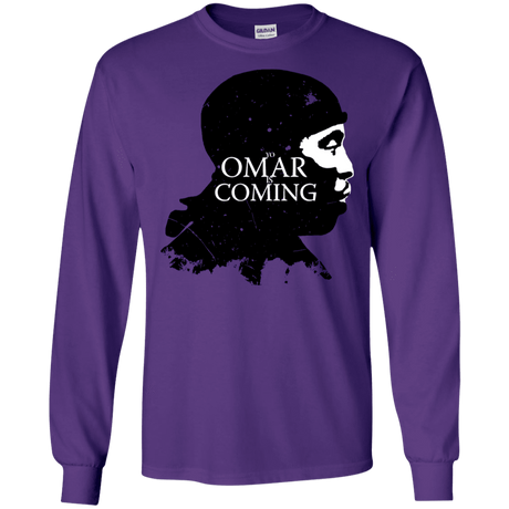 T-Shirts Purple / S Yo Omar Is Coming Men's Long Sleeve T-Shirt