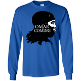 T-Shirts Royal / S Yo Omar Is Coming Men's Long Sleeve T-Shirt