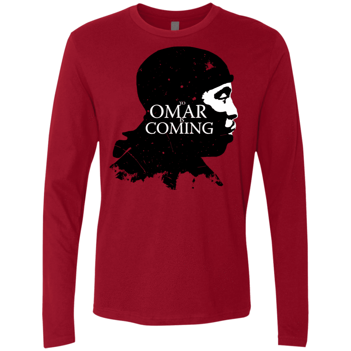 T-Shirts Cardinal / S Yo Omar Is Coming Men's Premium Long Sleeve