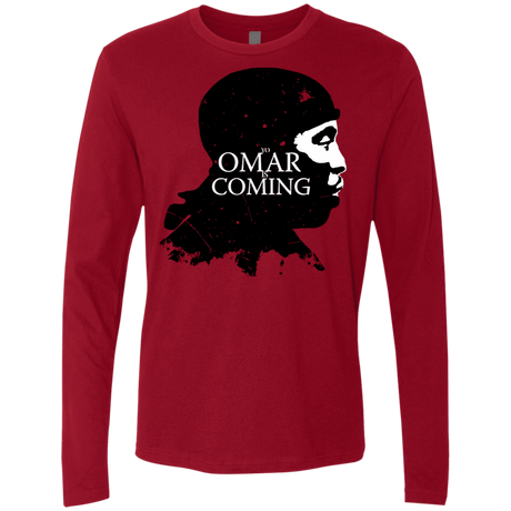 T-Shirts Cardinal / S Yo Omar Is Coming Men's Premium Long Sleeve