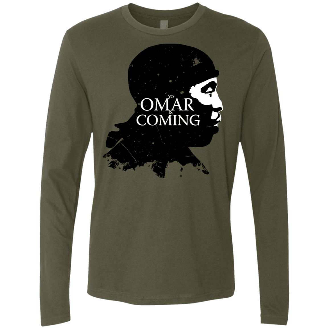 T-Shirts Military Green / S Yo Omar Is Coming Men's Premium Long Sleeve