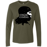 T-Shirts Military Green / S Yo Omar Is Coming Men's Premium Long Sleeve