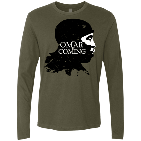 T-Shirts Military Green / S Yo Omar Is Coming Men's Premium Long Sleeve