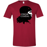 T-Shirts Cardinal Red / S Yo Omar Is Coming Men's Semi-Fitted Softstyle