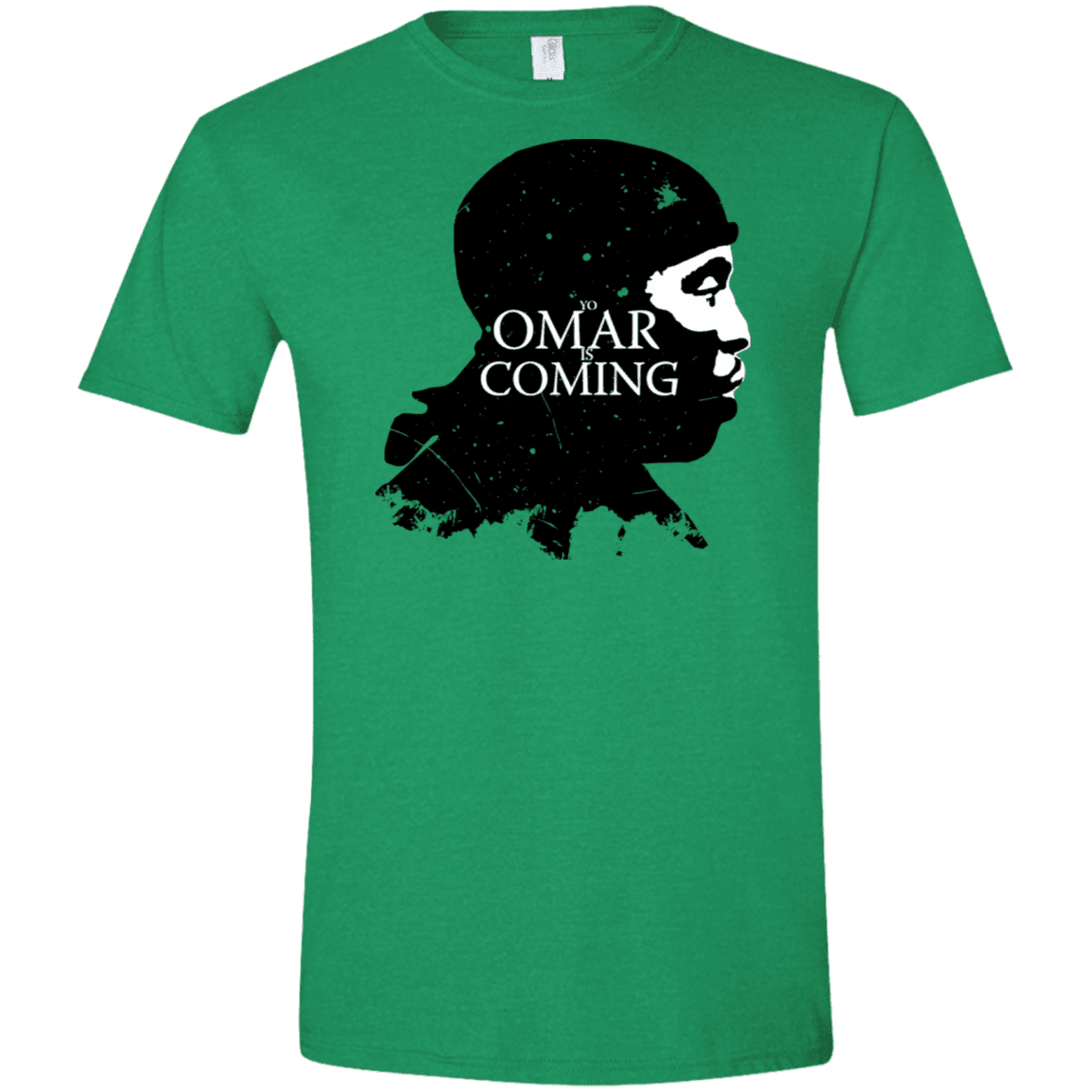 T-Shirts Heather Irish Green / M Yo Omar Is Coming Men's Semi-Fitted Softstyle